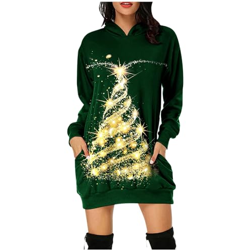 Weihnachtspullover Kleider Damen Rot Weinglas Lang Kapuzenpullover Weihnachten Pullover Sweatshirt Weihnachts Hoodie Lang Baumwolle Sweatkleid Weihnachtskleid Weihnachtspulli Christmas Sweater Frauen Weihnachtspullover Kleider Damen Rot Weinglas Lang Kapuzenpullover Weihnachten Pullover Sweatshirt Weihnachts Hoodie Lang Baumwolle Sweatkleid Weihnachtskleid Weihnachtspulli Christmas Sweater Frauen von Generic