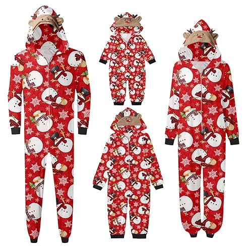 Weihnachtspyjama Familie Set für Vater Mutter Baby Kinder Junge Madchen, Familie Langarm Pyjama Set Nachthemd Nachtwasche Hausanzug für Fun-Nachtwasche Familie Kinder Set Damen von Generic