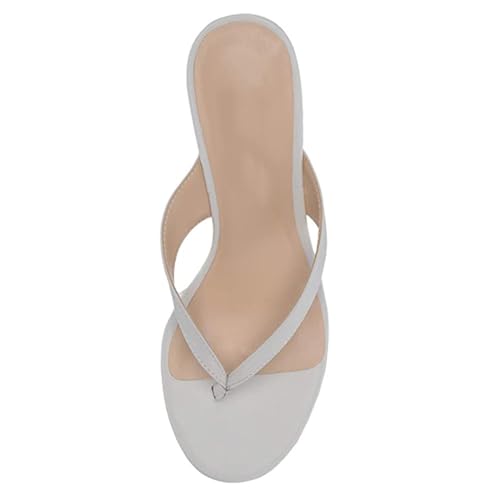 Weiß,43 EU,Damen Keilabsatz-Sandalen, Flip-Flops, offene Zehenpartie, Sandalen mit Absatz, modische rückenfreie Pantoletten, Party-/Hochzeitskleid-Keilabsatzschuhe Weiß,43 EU,Damen Keilabsatz-Sandalen, Flip-Flops, offene Zehenpartie, Sandalen mit Absatz, modische rückenfreie Pantoletten, Party-/Hochzeitskleid-Keilabsatzschuhe von Generic