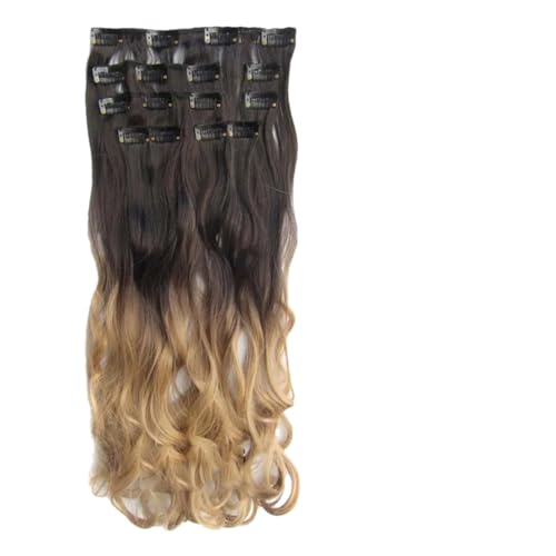 Wellige Clip-In-Haarverlängerungen (7 Stück/Set) Aus Hochtemperaturfaser von Generic