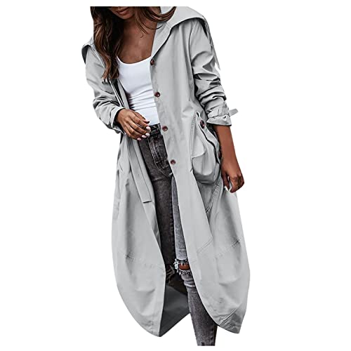 Weste Damen Lang, Teddyfleece Jacke Strickjacke Wolle Leichte Winterjacke Longjacken Strickjacken Regenjacken Jungs Jacke FüR Abendkleid Blazer Kleid Meerjungfrau TüLl Bolero (Dunkel Grau-4, L) von Generic