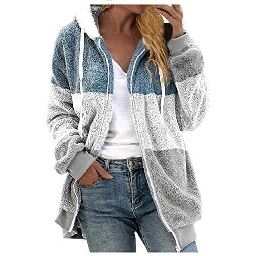 Black Friday Angebote 2024 Ab Wann Western Damen,Stone Jacke Leo Mantel Parka Winter Reitweste Jacken Frühling Wattierte Jacke Short Blazer Jacken Tshirt Kilt Blazer(2-Weiß,(2-Weiß,M) von Generic