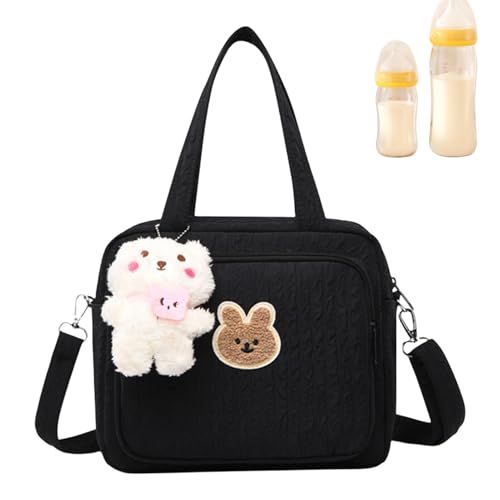 Wickeltasche Tragetasche - Kindergarten Korb tragbare Halterung Tragetasche | Tragbare Mama Tasche, Tasche mit Kapazität für Reisen, Windeln, Junge von Generic