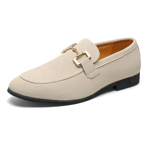 Wildleder Penny Loafers Slip Auf Fahrer Schuhe Für Herren Flats Mokassins Arbeit Bequem Business Casual Leichte Schuhe,Khaki,40 EU Wildleder Penny Loafers Slip Auf Fahrer Schuhe Für Herren Flats Mokassins Arbeit Bequem Business Casual Leichte Schuhe,Khaki,40 EU von Generic