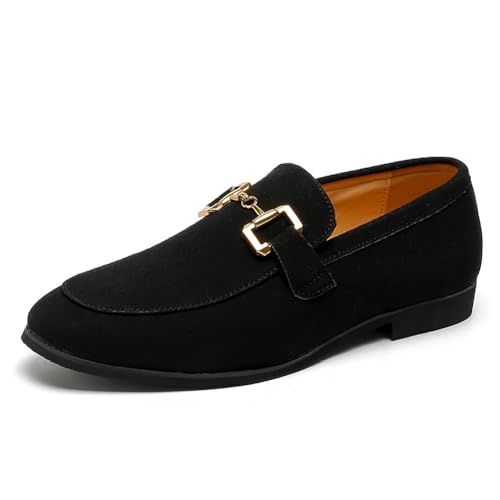 Wildleder Penny Loafers Slip Auf Fahrer Schuhe Für Herren Flats Mokassins Arbeit Bequem Business Casual Leichte Schuhe,Schwarz,43 EU Wildleder Penny Loafers Slip Auf Fahrer Schuhe Für Herren Flats Mokassins Arbeit Bequem Business Casual Leichte Schuhe,Schwarz,43 EU von Generic