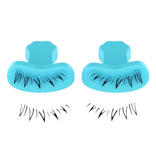 Wimpernstempel, Wimpernstempel, Wimpernstempel, Beauty-Wimpernverlängerungswerkzeug - 1 Paar wiederverwendbare Stempel, Silikon-Wimpernappenwerkzeug, Wimpernschablone p von Generic