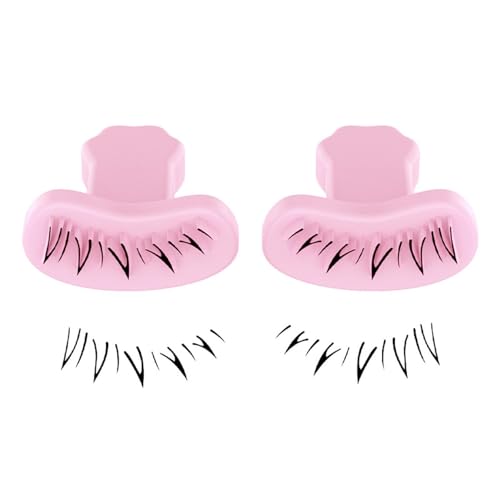 Wimpernstempel für untere Wimpern, Stempel für untere Wimpern, natürliches Aussehen Quick Eye Make-up Werkzeug | 1 Paar wiederverwendbare Stempel, Wimpern-Applikator aus Silikon, Modell von Generic