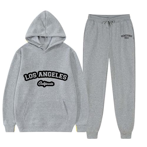 Winter Herren Brief Drucken Hoodie Lose Mode Langarm Sweatshirt Casual Sport Set Weste Mit Spitze Anime Jogginganzug Herren Weste Elegant Langarm Anzug Gürtel Schwarz Herren von Generic