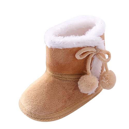 Winter Kinder Schneestiefel - Breiter Zehe Wanderschuhe Gummistiefel Niedliche Stiefel Mädchen Leichte Halbschuhe Stiefel Halbhoch Stiefeletten Mädchen Mode Winterstiefel von Generic