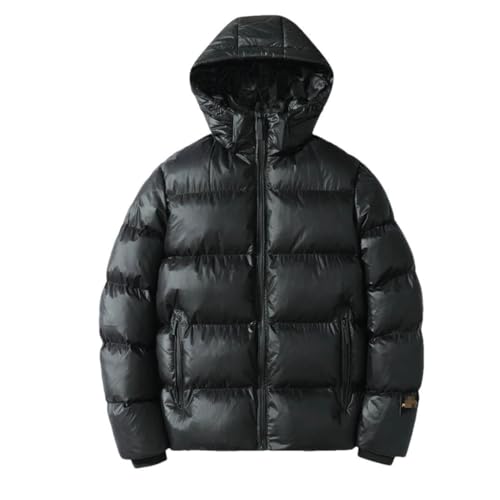 Winter Männer Warme Parka Männer Mit Kapuze Wasserdicht Winddicht Dicke Jacke Mantel Herbst Herren Solide Klassische Parkas, Schwarz , XL Winter Männer Warme Parka Männer Mit Kapuze Wasserdicht Winddicht Dicke Jacke Mantel Herbst Herren Solide Klassische Parkas, Schwarz , XL von Generic