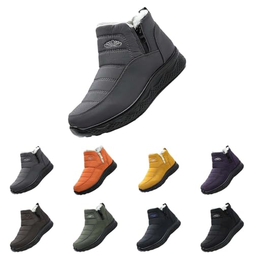 Winterboots Damen Gefüttert - Winterstiefel Herren Gefüttert Und Wasserdicht Schneestiefel Plateau Ankleboots rutschfest Wanderschuhe Orthopädische Snowboots Slip-On Schneeschuhe Freizeitschuhe Winterboots Damen Gefüttert - Winterstiefel Herren Gefüttert Und Wasserdicht Schneestiefel Plateau Ankleboots rutschfest Wanderschuhe Orthopädische Snowboots Slip-On Schneeschuhe Freizeitschuhe von Generic