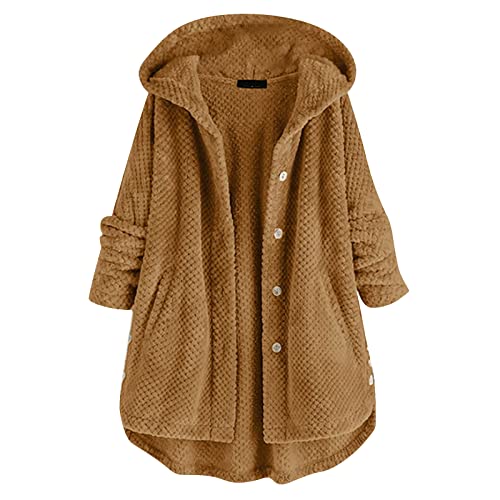 Black Friday Angebote 2024 Ab Wann Winterjacke Damen,Caban Jacke Wolljacke Stone Mantel Daunenmantel Mit Pelz Usa Jacke Anzugwesten Regenjacke Mit Hose Jacken Fabrikverkauf(2-Braun,XXL) von Generic