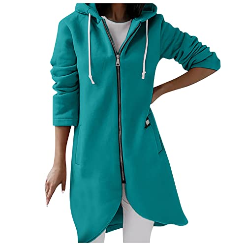 Winterjacke Damen,Steppmantel Winter Radjacke Fahrradjacke Wasserdichter Wintermantel Wickelstrickjacke Wintermantel Tailliert Blazer Schulterpolster Jacken Mäntel Günstige(Mint Grün-3,XXL) von Generic