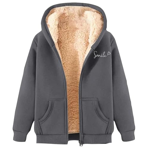 Winterjacke Damen Warm Fleecejacke Funktionsjacke Damen Plüschjacke Übergangsjacke mit Kapuze ReißVerschluss Elegant Sweatjacke Steppjacke Große Größen Outdoor Jacken Wintermantel Winterjacke Damen Warm Fleecejacke Funktionsjacke Damen Plüschjacke Übergangsjacke mit Kapuze ReißVerschluss Elegant Sweatjacke Steppjacke Große Größen Outdoor Jacken Wintermantel von Generic