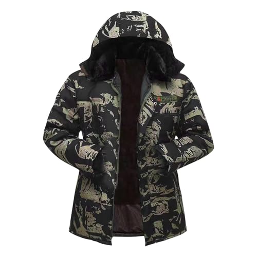 Winterjacke Herren Gefüttert Tarnjacke Warm Winterparka mit Teddy Futter Parka Dick Jacke winter Fleecejacke Wintermantel Baumwolle Herren-jacken Angebote Des Tages Heute Schwarz XL Winterjacke Herren Gefüttert Tarnjacke Warm Winterparka mit Teddy Futter Parka Dick Jacke winter Fleecejacke Wintermantel Baumwolle Herren-jacken Angebote Des Tages Heute Schwarz XL von Generic