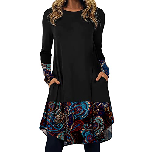 Winterkleid Damen Langarm Herbstkleid Lose Kleider Party Cocktailkleid Herbst Mini Kleid A-Linie Cocktailkleid Damen Hoodie Kleid Retro Kleider Pulloverkleid Tunika Kleid Winterkleid Damen Langarm Herbstkleid Lose Kleider Party Cocktailkleid Herbst Mini Kleid A-Linie Cocktailkleid Damen Hoodie Kleid Retro Kleider Pulloverkleid Tunika Kleid von Generic