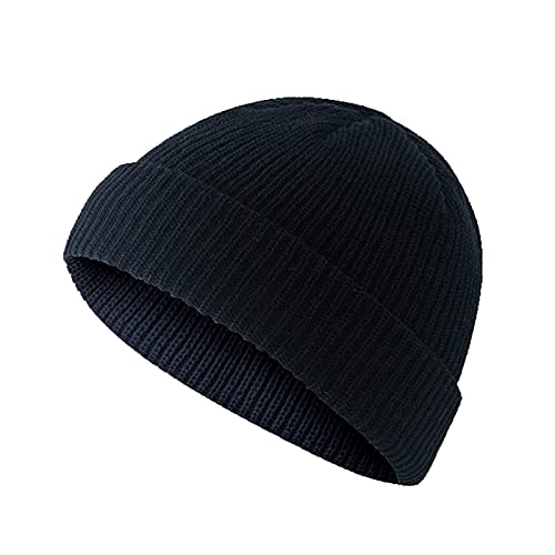 Wintermütze Strickmütze für Herren und Damen Fisherman Beanie Unisex Leicht Weich Slouch Beanie Elastisch Baseballkappe Lässige Beanie-Hip-Hop-Kappen von Generic