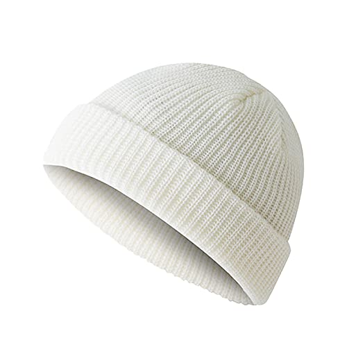 Wintermütze Strickmütze für Herren und Damen Fisherman Beanie Unisex Leicht Weich Slouch Beanie Elastisch Baseballkappe Lässige Beanie-Hip-Hop-Kappen von Generic