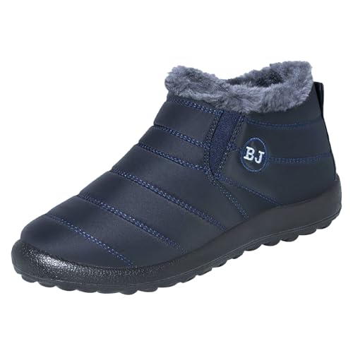 Winterschuhe Damen Gefüttert Schneestiefel Gefüttert Schneeschuhe Wasserdicht Wanderschuhe Winter Kurzschaft Stiefeletten Wanderschuhe Trekkingschuhe Warm Wanderhalbschuhe Camping von Generic