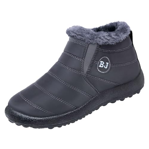 Winterschuhe Damen Gefüttert Schneestiefel Gefüttert Schneeschuhe Wasserdicht Wanderschuhe Winter Kurzschaft Stiefeletten Wanderschuhe Trekkingschuhe Warm Wanderhalbschuhe Camping von Generic