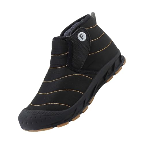 Winterschuhe Herren Warm GefüTtert Schneestiefel ReißVerschluss Kurzschaft Stiefel Bequem Rutschfeste Winterstiefel BarfußSchuhe Outdoorschuhe Flach Winter Outdoor Boots Baumwollschuhe Schneeschuhe Winterschuhe Herren Warm GefüTtert Schneestiefel ReißVerschluss Kurzschaft Stiefel Bequem Rutschfeste Winterstiefel BarfußSchuhe Outdoorschuhe Flach Winter Outdoor Boots Baumwollschuhe Schneeschuhe von Generic