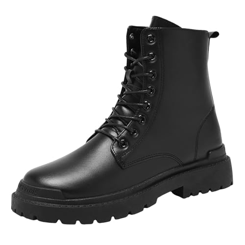 Winterschuhe für Damen - Wildleder Halbstiefel mit Blockabsatz Traillaufschuhe Wanderschuhe Chunky Heels Goth Seitlicher Reißverschluss Unisex Slip On Mid Natural Stiefel barfuß, zum Gehen, Wandern Winterschuhe für Damen - Wildleder Halbstiefel mit Blockabsatz Traillaufschuhe Wanderschuhe Chunky Heels Goth Seitlicher Reißverschluss Unisex Slip On Mid Natural Stiefel barfuß, zum Gehen, Wandern von Generic