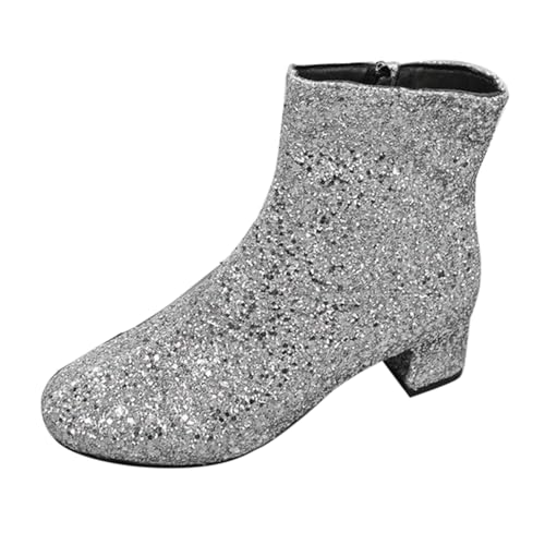 Winterstiefel Damen Leder Cowboystiefel Leder Winterschuhe Western Cowboy Boots Outdoor Halbschuhe Breit Cowboystiefel Kurz Cowboy Boots Stiefeletten Outdoor Braun von Generic