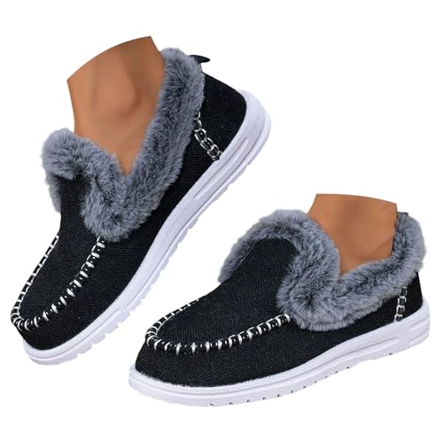 Winterstiefel Damen Leicht Schneeschuhe Gefüttert Schneeschuhe rutschfest Trekkingschuhe Winter Kurzschaft Stiefeletten Wanderschuhe Trekkingschuhe Warm Wanderhalbschuhe Halbschaft von Generic