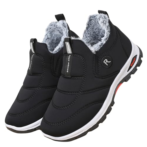 Winterstiefel Herren Leicht Schneeschuhe Kurzschaft Gefüttert Stiefeletten Leicht Wanderstiefel Komfort rutschfest Schneestiefel Wanderschuhe Schneeschuhe Komfort Schneestiefel Classics von Generic