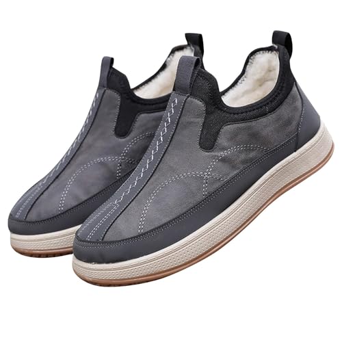 Winterstiefel Herren Wasserdicht Winterboots Kurzschaft Gefüttert Stiefeletten Wasserdicht Wanderschuhe Warm Leicht Winterschuhe Wanderstiefel Schneeschuhe Komfort Schneeschuhe Classics von Generic