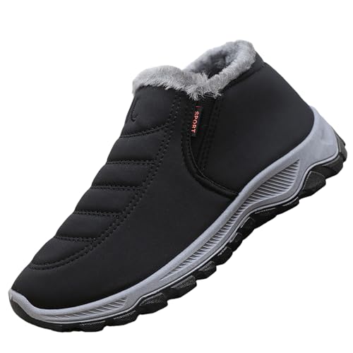 Winterstiefel Schneestiefel Damen Winterschuhe Wasserdicht Warm Plüsch Kurzschaft Stiefel mit Gefütterte Stiefeletten Winter Outdoors Schuhe rutschfeste Stiefel Bequem Boots (BK2, 39) von Generic