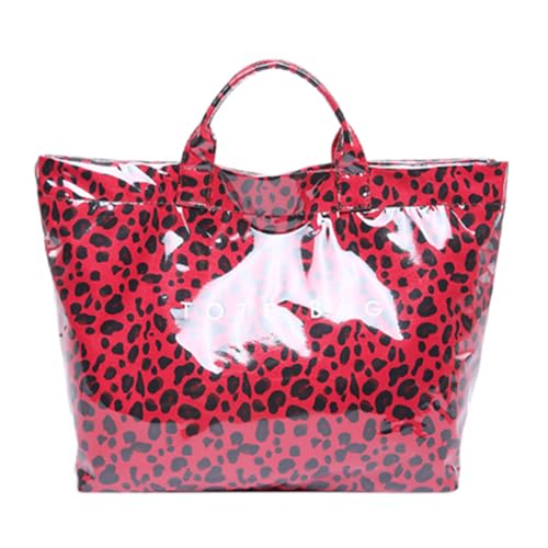 Women Fashion Tasche Tasche Freizeittasche Handtasche große Kapazität Trendy Messenger Bag täglich Pendeltasche Stylish Top Handtasche Chic Hobo Bag (Leopard) von Generic