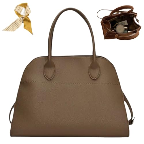 Women's Suede Purse Vintage Top Handle Bag,Large Capacity Suede Tote Bags,Women Soft Commuting Faux Leather Casual Handle Bag (Gray, Small) von Generic