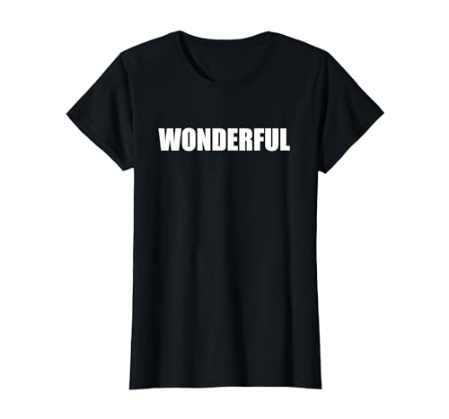 Wunderbar T-Shirt, Damen, Schwarz, XS von Generic