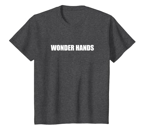 Wunderbare Hände T-Shirt, Kinder, Anthrazit Meliert, 104 von Generic