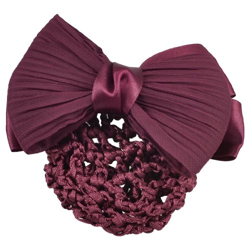 XYZOOM Damen Bowknot Snood Netz Haarspange, Burgund, 0.07 Pfund Po(716fc d2dad 85ac5 d6aca 4fe20 b7e28 von Generic