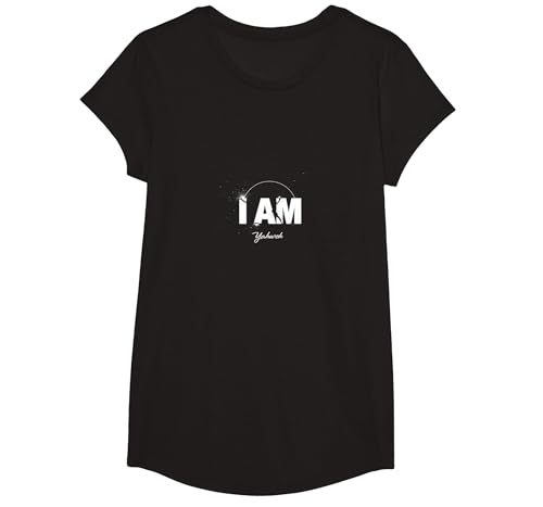Yahweh I AM — Inspirierende Glaubenserklärung T-Shirt, Girls, Schwarz, XS Yahweh I AM — Inspirierende Glaubenserklärung T-Shirt, Girls, Schwarz, XS von Generic