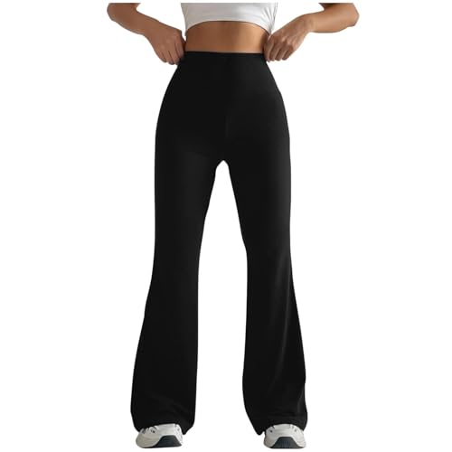 Yogahose für Damen mit Taschen, Modalhose, lässig, aktiv, Jazz-Hose, Schwarz , 48 von Generic