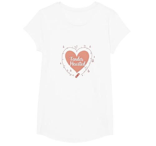 Zärtlich: Ich Bin sehr verwundbar RN Emotional Art T-Shirt, Girls, Weiß, XS von Generic