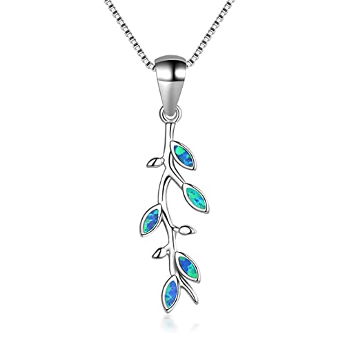 Zarte Vintage-Halskette mit langem Blattanhänger aus Kupfer und Vergoldung für Damen von Generic