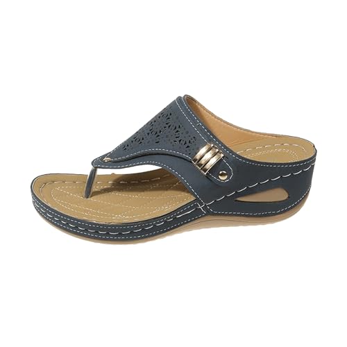 Zehentrenner Sandalen Damen mit Arch Support Flip Flops | Orthopädisches Fußbett | Rutschfeste Gummi-Sohle Sandalen & Slides | Bequeme Badelatschen für Strand, Freizeit Sommer Zehentrenner Sandalen Damen mit Arch Support Flip Flops | Orthopädisches Fußbett | Rutschfeste Gummi-Sohle Sandalen & Slides | Bequeme Badelatschen für Strand, Freizeit Sommer von Generic