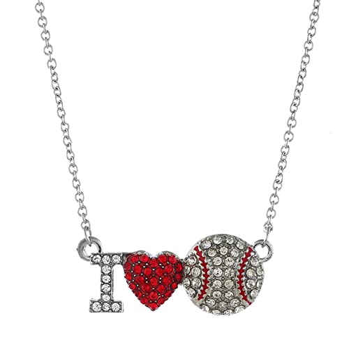 Zierliche Damen-Halsketten, Vater-Ideen, Basketball-Geschenke, Mutter-Halskette, Strasssteine, Team-Diamant, Geschenk für Spieler, Senioren, Kugelkette für Mädchen, Korb, Halsketten und Anhänger, a, von Generic