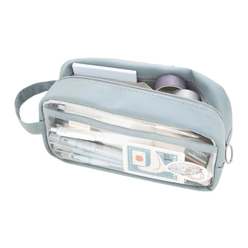 Zipper -Bleistift -Beutel - Clear Reißverschlussbeutel, transparentes Bleistiftkoffer, wasserdichte Reißverschlussbeutelbeutel für einfache Organisation und Zugang von Generic