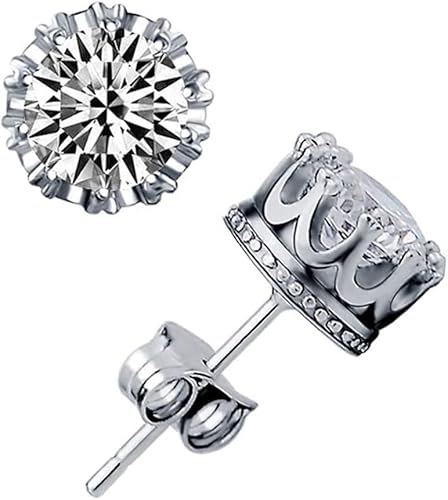 Zirkonia, Ohrringe, Ohrringe, künstlicher Kristall, lange Quaste, modisch, Damen, versilbert, kubisch, Piercing, Schmuck, Platin von Generic