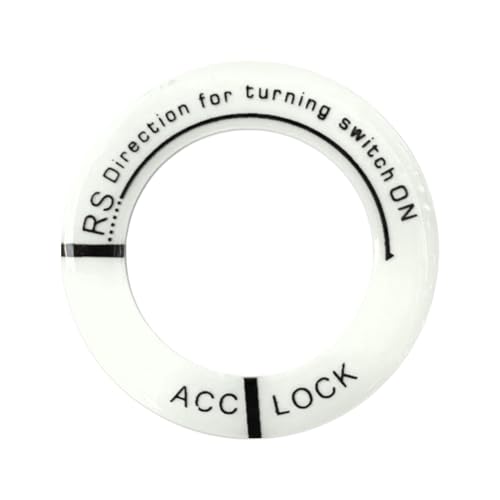 Zündring-Etikett – Beleuchteter Aufkleber, glänzende Abdeckung, fluoreszierende Verzierung | Autodekoration mit einfacher Anwendung, glänzender Ring zur Personalisierung von Generic