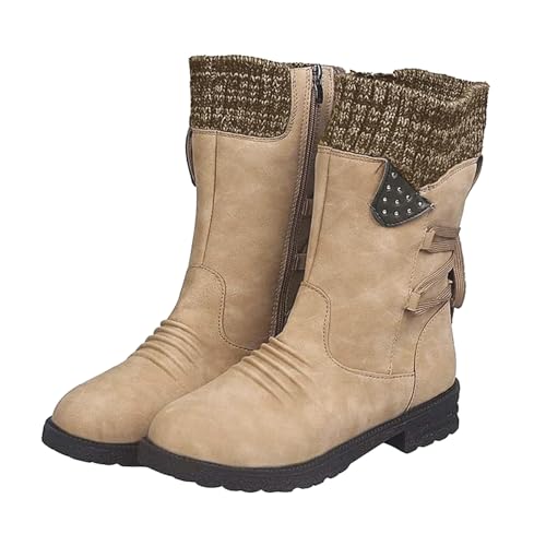 cowboystiefel damen weiter schaft - western stiefeletten für damen - schnürstiefel mit seitlicher reißverschluss halbstiefel reiterstiefel Rutschfest winterstiefel halbhohe damenstiefel cowboystiefel damen weiter schaft - western stiefeletten für damen - schnürstiefel mit seitlicher reißverschluss halbstiefel reiterstiefel Rutschfest winterstiefel halbhohe damenstiefel von Generic