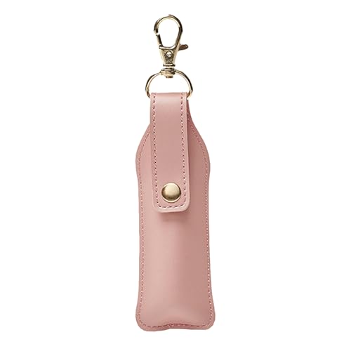 des Lippenstift-Halters - Tragbarer Lippenhalter, Neopren-Schlüsselanhänger | Leder-Lippentaste, modische Lippenstift-Hülle mit Tastatur, Etui für die, Pink, riferimento alla descrizione von Generic