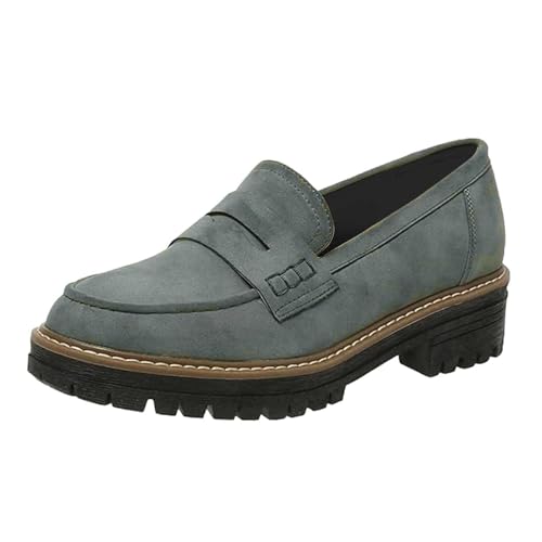 , einfarbig, Dicke Sohle, Freizeitschuhe, Temperament, Bequeme Schlupfschuhe Damen Glitzer Schuhe Winter von Generic
