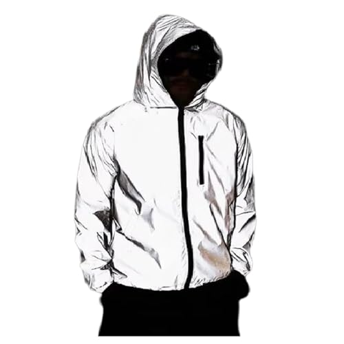 fahrradjacke damen winter,Damen Voll Reflektierende Jacke Fahrradjacke,Grau,XS fahrradjacke damen winter,Damen Voll Reflektierende Jacke Fahrradjacke,Grau,XS von Generic