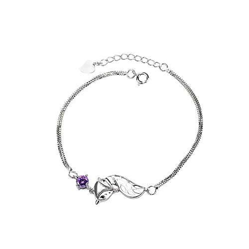 für Mädchen Haoshi Glücksarmband Armband Paar Freundinnen Armband Armband Kunststoff (Purple, One Size) von Generic